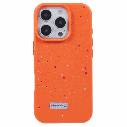 For iPhone 16 Pro Case TPU Splatter Paint Phone Cover