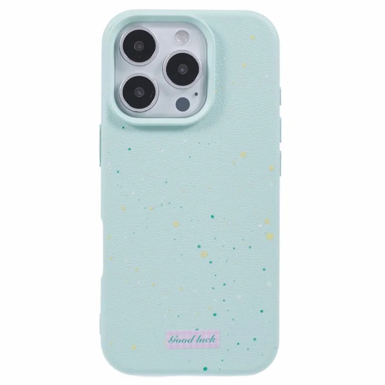 For iPhone 16 Pro Case TPU Splatter Paint Phone Cover