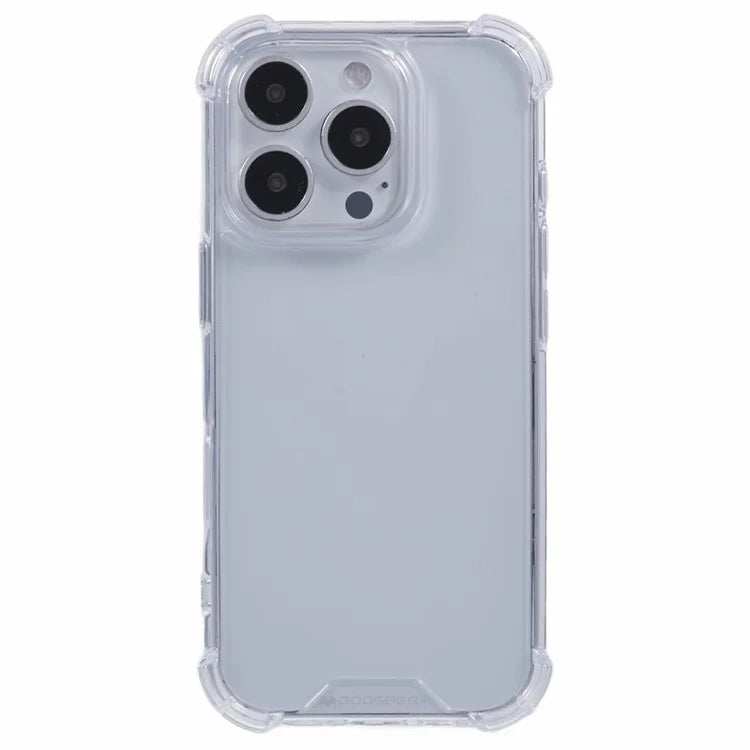 MERCURY GOOSPERY For iPhone 16 Pro Case Reinforced Corners TPU+Acrylic Clear Phone Cover