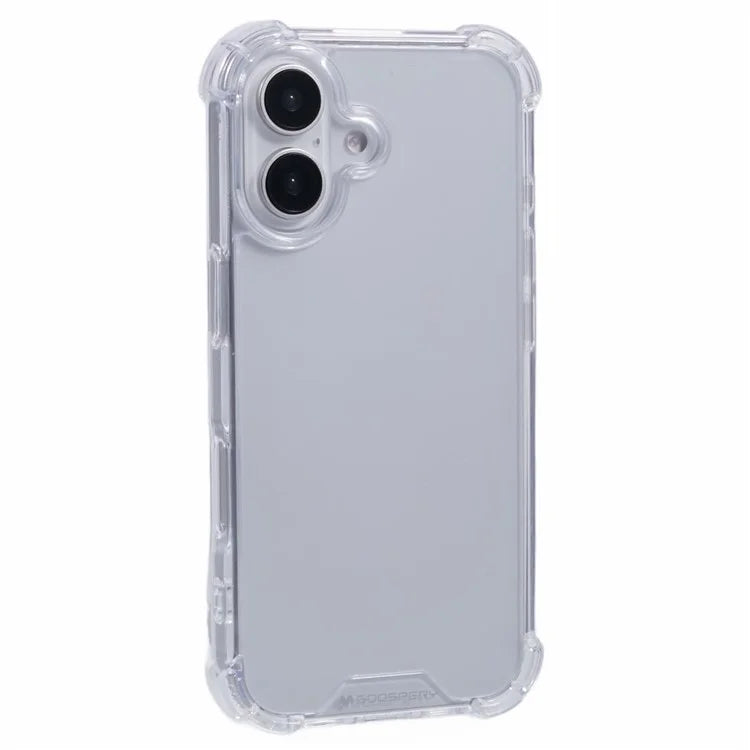 MERCURY GOOSPERY For iPhone 16 Case Reinforced Corners TPU+Acrylic Clear Phone Cover