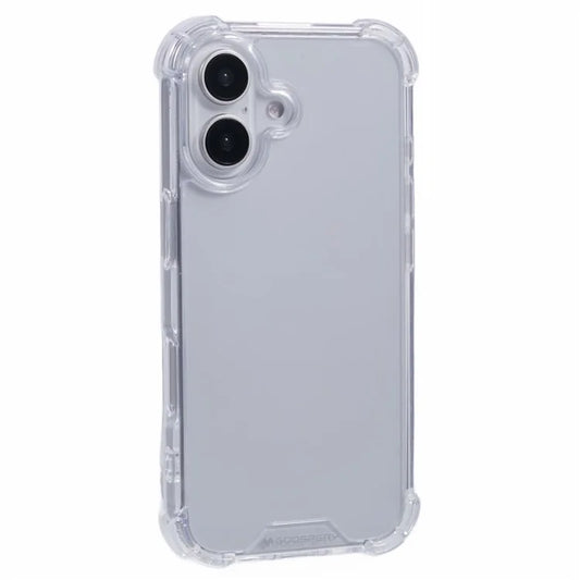MERCURY GOOSPERY For iPhone 16 Case Reinforced Corners TPU+Acrylic Clear Phone Cover