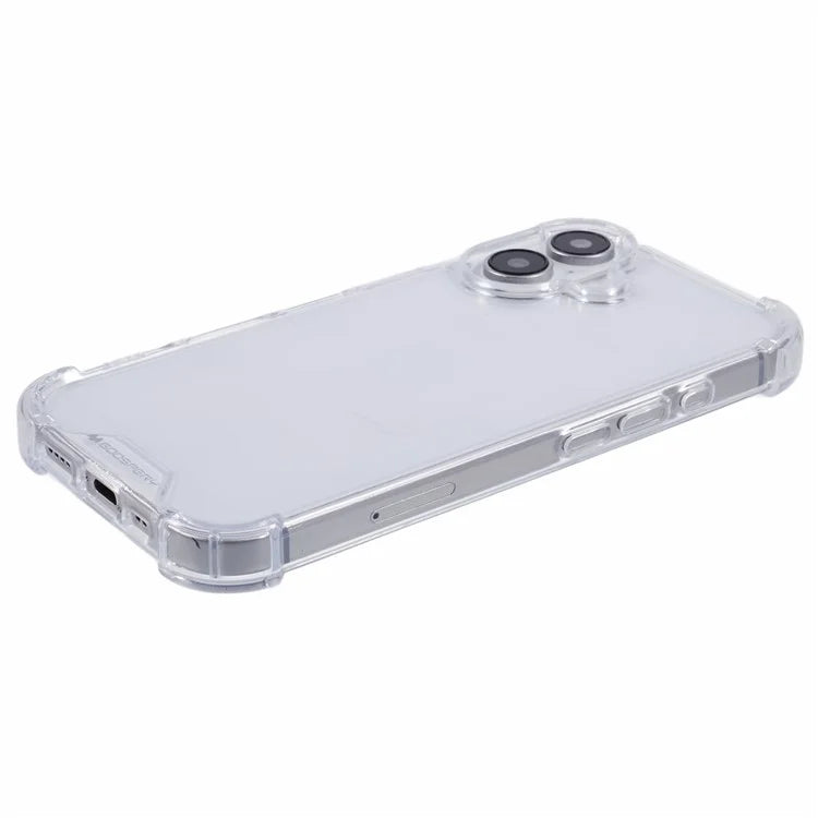 MERCURY GOOSPERY For iPhone 16 Case Reinforced Corners TPU+Acrylic Clear Phone Cover