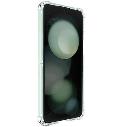 IMAK For Samsung Galaxy Z Flip6 5G Clear Case Compatible with MagSafe Shockproof PC+TPU Phone Cover
