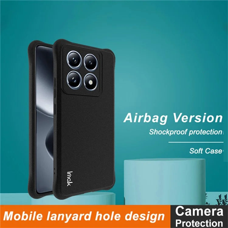 IMAK For Xiaomi 14T Pro Case TPU Phone Cover Airbag Shockproof Protection