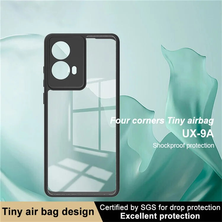 IMAK UX-9A Series for Motorola Moto G85 5G / S50 Neo 5G Clear Case TPU+PC Phone Cover Reinforced Corners