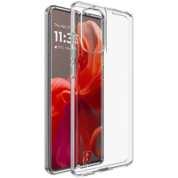 IMAK UX-5 Series For Motorola Moto G85 5G / S50 Neo 5G Case Protective Soft TPU Phone Cover - Transparent