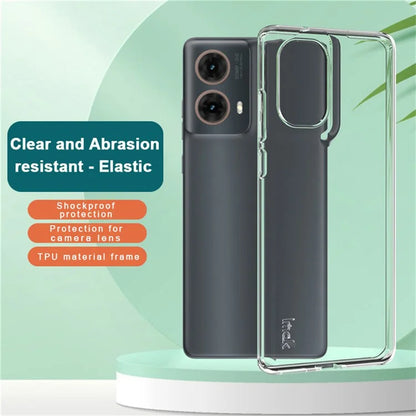 IMAK UX-5 Series For Motorola Moto G85 5G / S50 Neo 5G Case Protective Soft TPU Phone Cover - Transparent