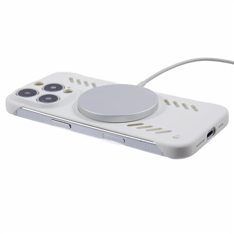 For iPhone 15 Pro Case Hard PC Frameless Heat Dissipation Phone Cover