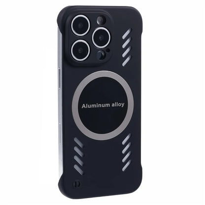 For iPhone 15 Pro Case Hard PC Frameless Heat Dissipation Phone Cover