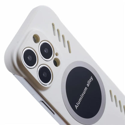 For iPhone 15 Pro Max Case Hard PC Frameless Heat Dissipation Phone Cover