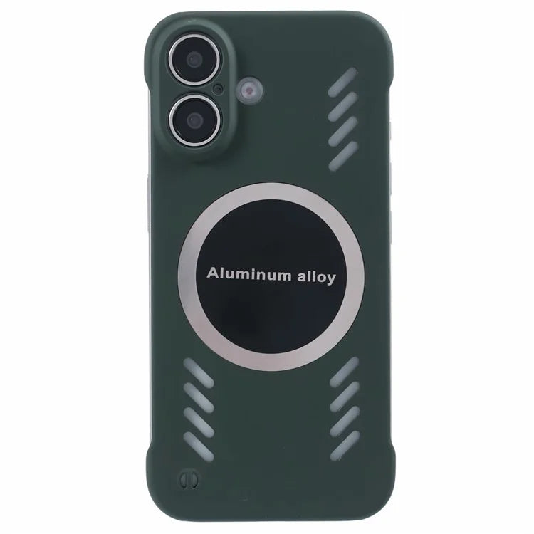 For iPhone 16 Case Hard PC Frameless Heat Dissipation Phone Cover