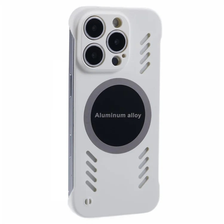 For iPhone 16 Pro Case Hard PC Frameless Heat Dissipation Phone Cover