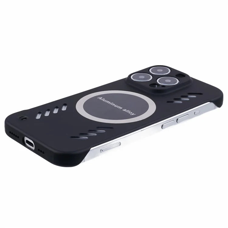 For iPhone 16 Pro Case Hard PC Frameless Heat Dissipation Phone Cover