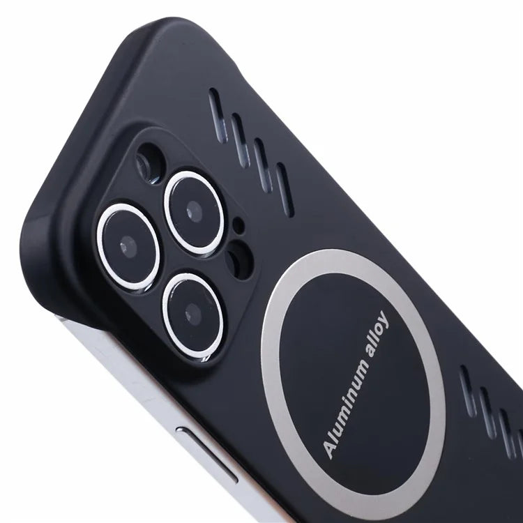 For iPhone 16 Pro Case Hard PC Frameless Heat Dissipation Phone Cover