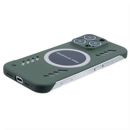 For iPhone 16 Pro Case Hard PC Frameless Heat Dissipation Phone Cover