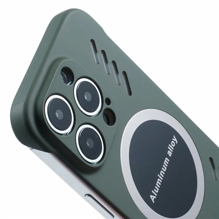 For iPhone 16 Pro Case Hard PC Frameless Heat Dissipation Phone Cover