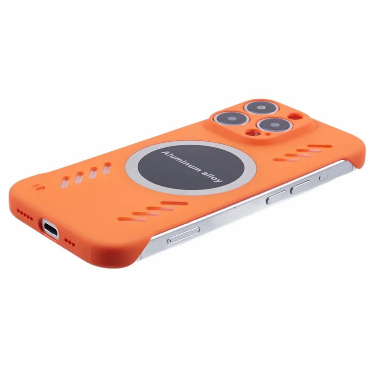 For iPhone 16 Pro Case Hard PC Frameless Heat Dissipation Phone Cover