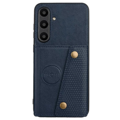 For Samsung Galaxy S24 FE Case Card Slots Kickstand Leather+TPU Phone Cover