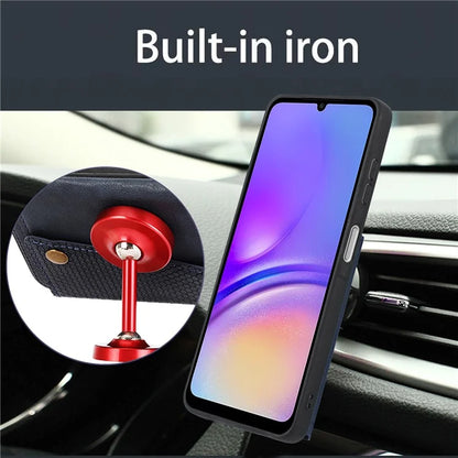 For Samsung Galaxy A06 Case Card Slots Kickstand Leather+TPU Phone Cover