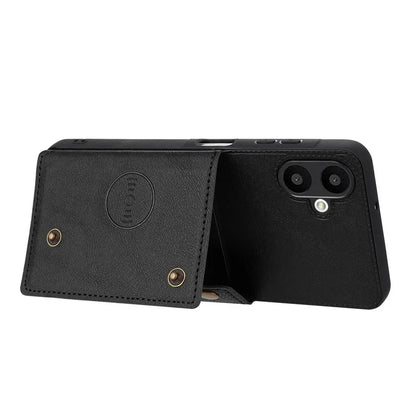 For Samsung Galaxy A06 Case Card Slots Kickstand Leather+TPU Phone Cover