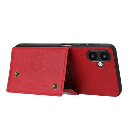For Samsung Galaxy A06 Case Card Slots Kickstand Leather+TPU Phone Cover