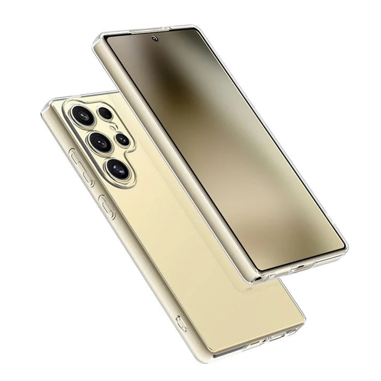 For Samsung Galaxy S25 Ultra Case Ultra-Thin Flexible TPU Clear Phone Cover