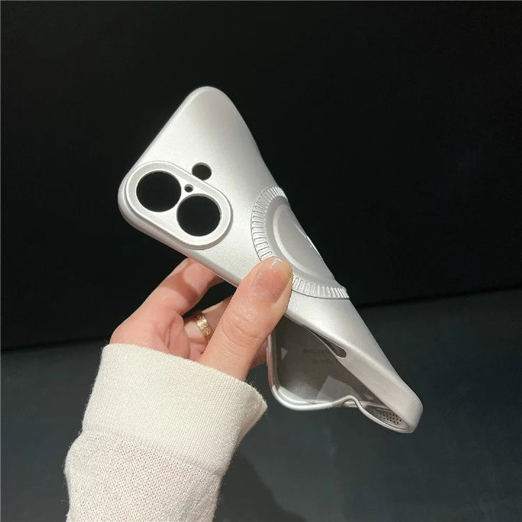 For iPhone 16 Case Compatible with MagSafe Anti-Drop Soft TPU Phone Shell