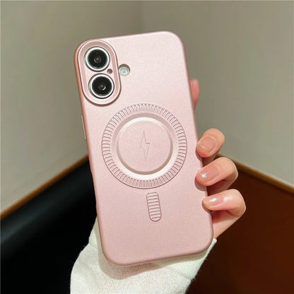 For iPhone 16 Case Compatible with MagSafe Anti-Drop Soft TPU Phone Shell
