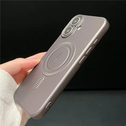 For iPhone 16 Case Compatible with MagSafe Anti-Drop Soft TPU Phone Shell