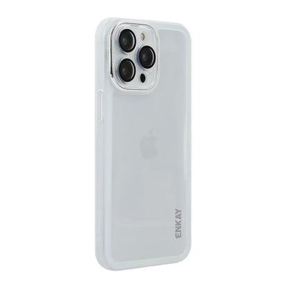 For iPhone 16 Pro Max ENKAY HAT PRINCE Case Matte TPU Phone Cover with Lens Film