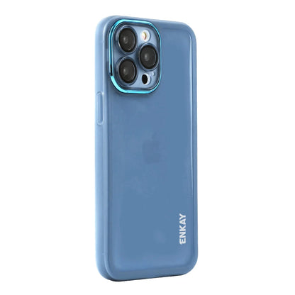For iPhone 16 Pro Max ENKAY HAT PRINCE Case Matte TPU Phone Cover with Lens Film