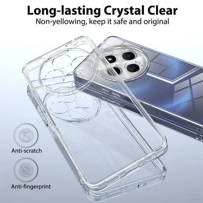 For Xiaomi Redmi 14C 4G Clear Phone Case TPU+Acrylic Shockproof Phone Back Cover - Transparent