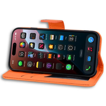 For iPhone 16 Plus Case Cartoon Pattern Wallet Leather Phone Cover