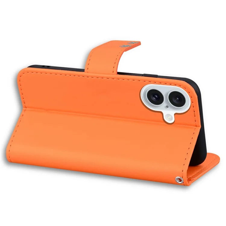 For iPhone 16 Plus Case Cartoon Pattern Wallet Leather Phone Cover