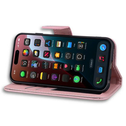 For iPhone 16 Plus Case Cartoon Pattern Wallet Leather Phone Cover