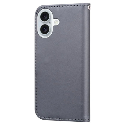 For iPhone 16 Plus Case Cartoon Pattern Wallet Leather Phone Cover