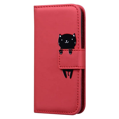 For iPhone 16 Plus Case Cartoon Pattern Wallet Leather Phone Cover