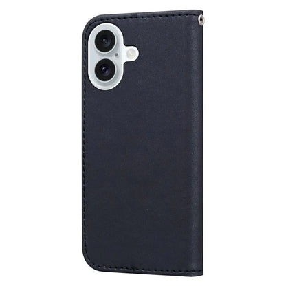 For iPhone 16 Plus Case Cartoon Pattern Wallet Leather Phone Cover