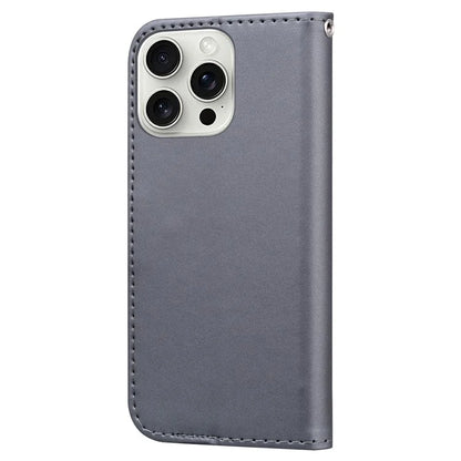 For iPhone 16 Pro Case Cartoon Pattern Wallet Leather Phone Cover