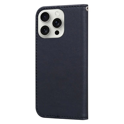 For iPhone 16 Pro Case Cartoon Pattern Wallet Leather Phone Cover