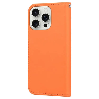 For iPhone 16 Pro Max Case Cartoon Pattern Wallet Leather Phone Cover