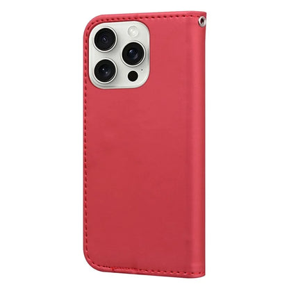 For iPhone 16 Pro Max Case Cartoon Pattern Wallet Leather Phone Cover