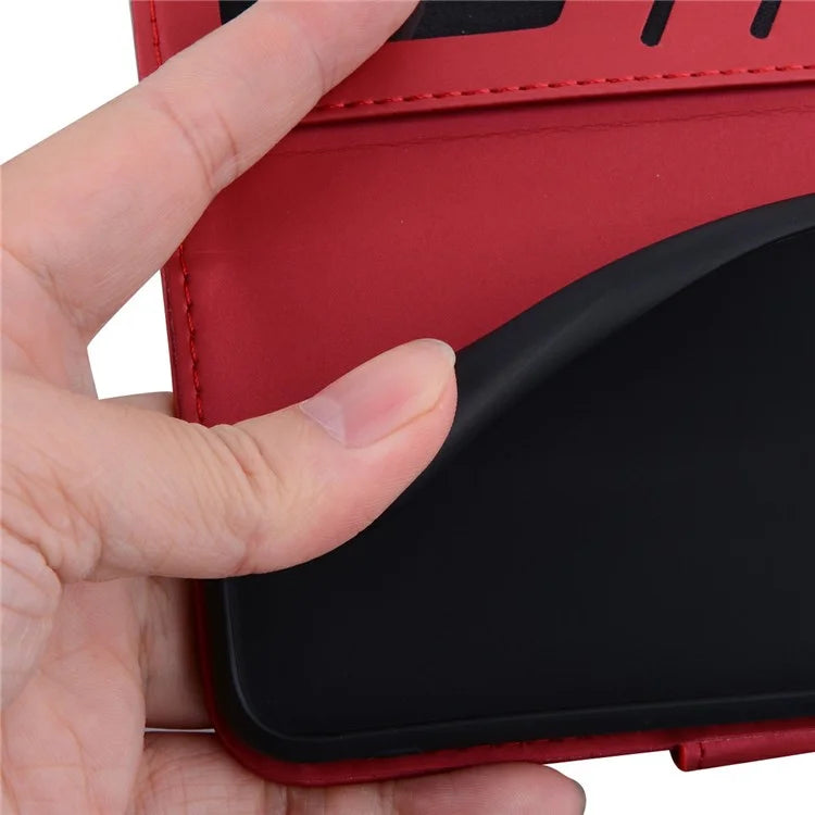 For iPhone 16 Case Cartoon Pattern Wallet Leather Phone Cover