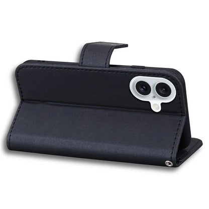 For iPhone 16 Case Cartoon Pattern Wallet Leather Phone Cover