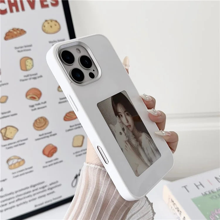 For iPhone 16 Pro Max E Ink Phone Cover 4-Color Display Pattern Customized Case