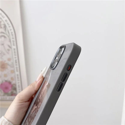 For iPhone 16 Pro Max E Ink Phone Cover 4-Color Display Pattern Customized Case