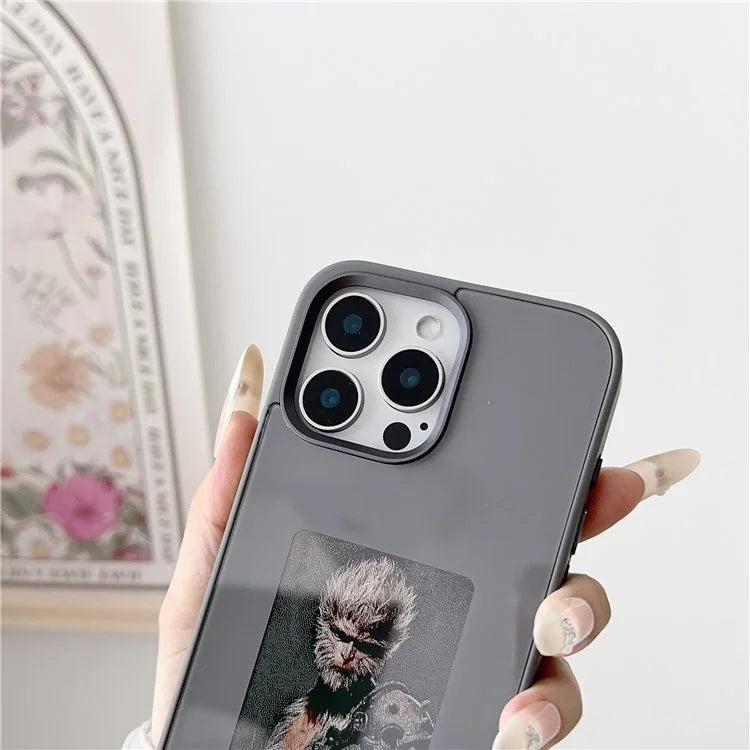 For iPhone 16 Pro Max E Ink Phone Cover 4-Color Display Pattern Customized Case