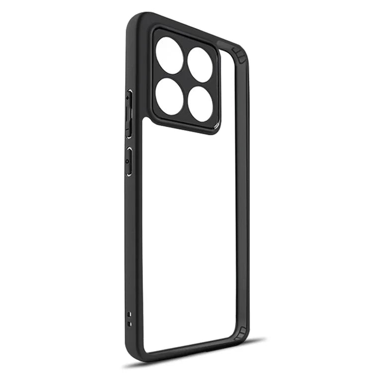 For Xiaomi 14T Case Shockproof PC+TPU Clear Back Phone Cover