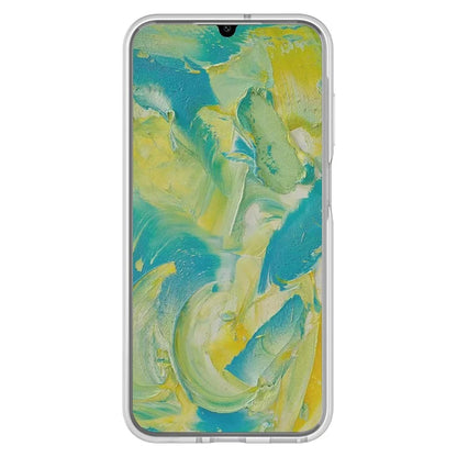 For Samsung Galaxy A16 5G Case PC + TPU Shockproof Clear Phone Cover - Transparent White