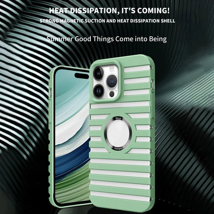 For iPhone 16 Pro Case Compatible with Magsafe Heat Dissipation Drop-Proof PC Phone Cover